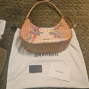 Brahmin Colorful Patterned Hobo Bag
